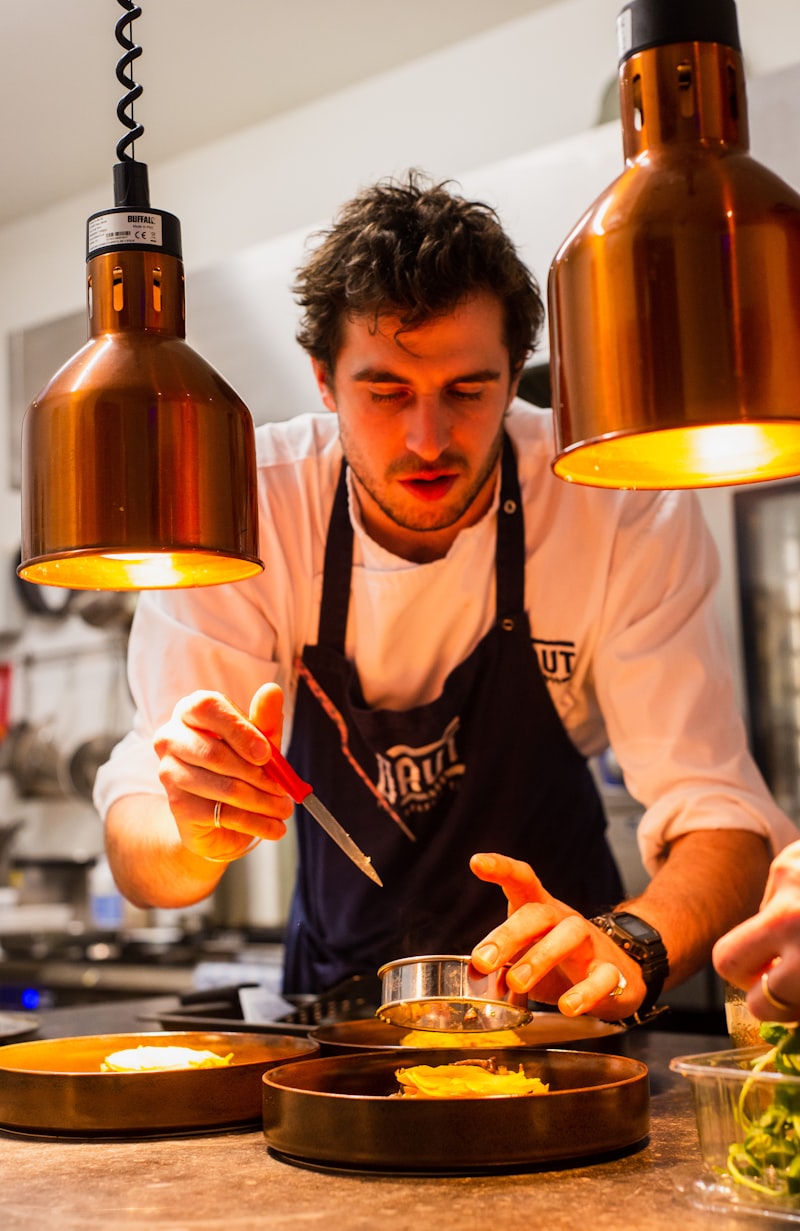La cheffe en cuisine